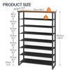 HOOBRO Shoe Rack for Front Door Entrance, 8-Tier Large Shoe