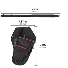JANKOW Drill Holster for Tool Belt, Screwdriver Holster, Tool Belt with Drill Holster, Drill Pouch, Electrician Tool Pouch, Tool Pouch
