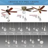 Royal Designs Celling Fan Pull Chain Beaded Ball Extension Chains