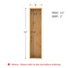 Bambloom Bamboo Kitchen Drawer Organizer, Wooden Storage Box for Utensil