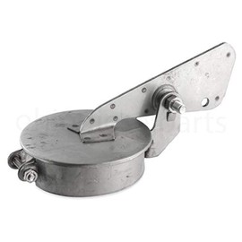 4" Inch Tractor Exhaust Silencer Weather Cap Muffler Cover Rain Flap 4" (Stainless Steel)