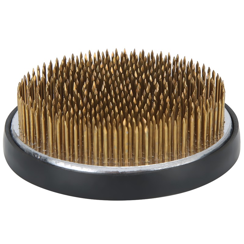 Practical Japanese Round Shape Flower Kenzan Flower Arrangement Holder Needle