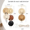 ZYP 7 Hats Style Macrame Hat Hanger Hat Rack for