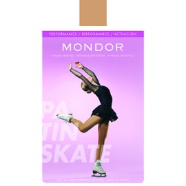 Mondor 3310 Women's Skate Tight Footed Caramel, XL