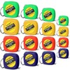 16Pcs Tape Measure Keychains Mini Retractable Measuring Tape Keychains for