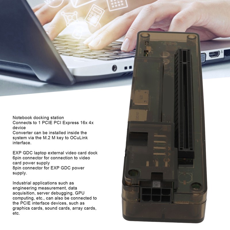 Laptop External Independent Video Card Dock for PCIE M.2 M