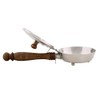 Bitto Vellore Incense Pan Nickel-Plated Silver with Wooden Handle and