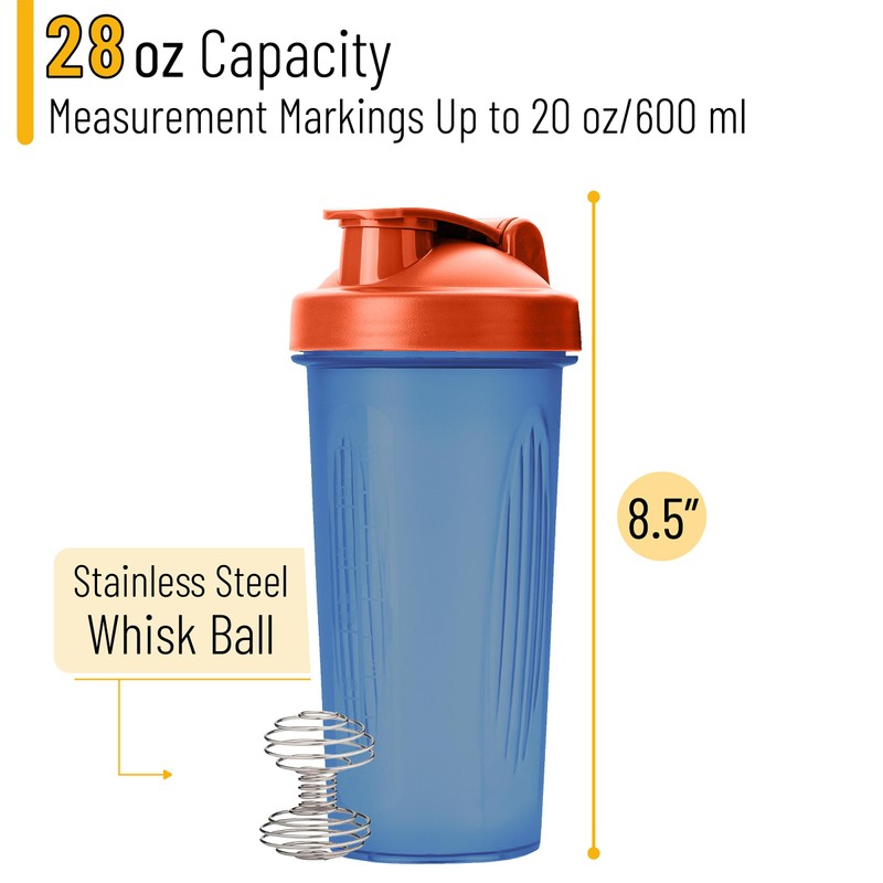 Mr. Pen- Shaker Bottles for Protein Mixes, 28 oz, Protein