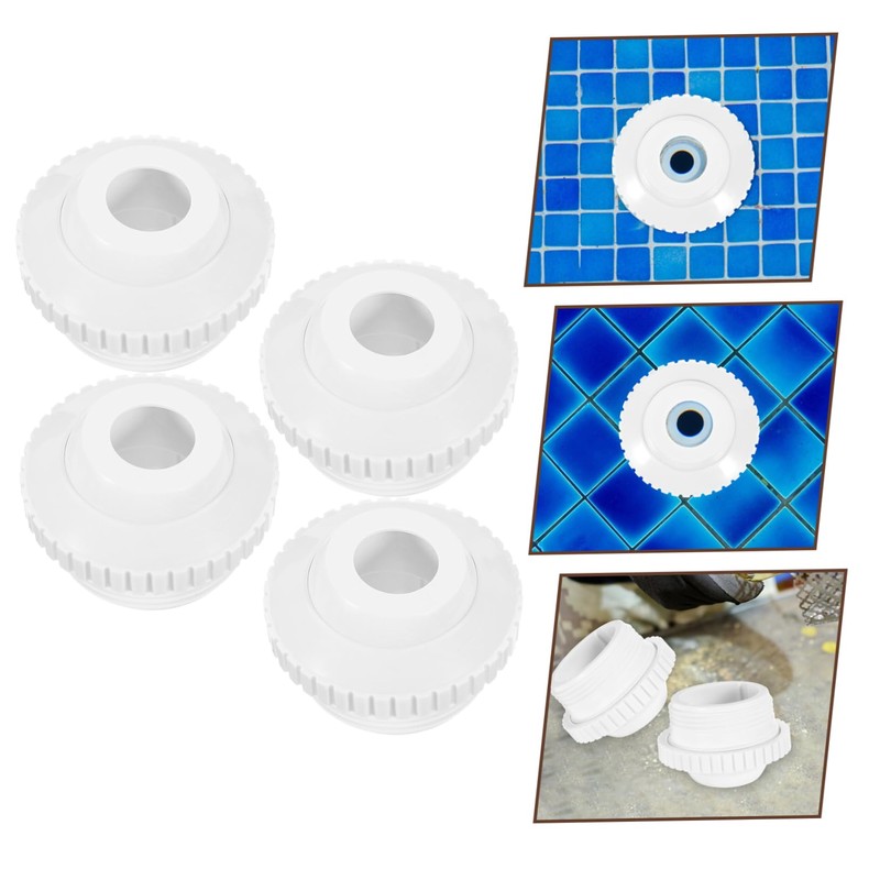 Abaodam 4Pcs Pool Outlet Nozzle Durable Water Outlet Fitting for