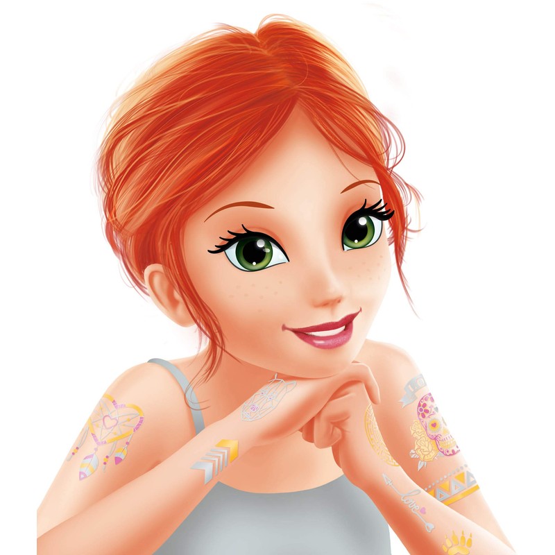 BUKI France TA002 75 Washable Tattoos Metallic