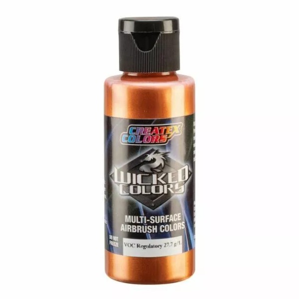 Createx Wicked Colors Metallic Copper W363 2oz Airbrush Paint