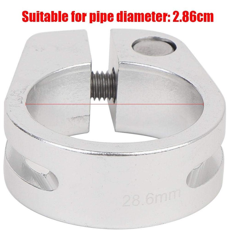 Keenso Bicycle Seat Post Clamp, Bicycle 28.6 mm Seat Post