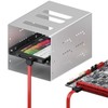 deleyCON 30 cm SATA 3 Cable Nylon 6 Gbit/s Data