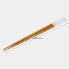 Ishida 11270 Dishwasher Safe Chopsticks Made in Japan Claire Orange