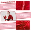 UDYR Santa Claus Costume for Men - 9PC Santa Suit