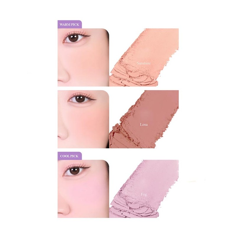 FORENCOS Pure Blusher 5g [Spring Velvet Edition], Color:08 Fog
