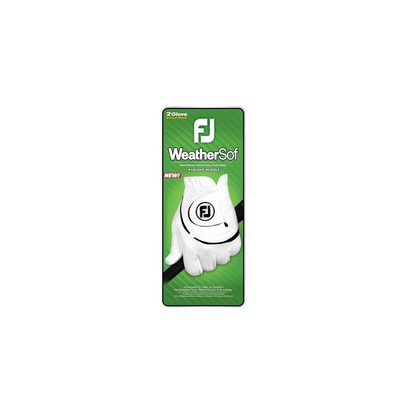Footjoy Men's WeatherSof 2-Pack Golf Glove