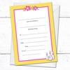 Olivia Samuel 20 x Girls Bowling Birthday Party Invites -