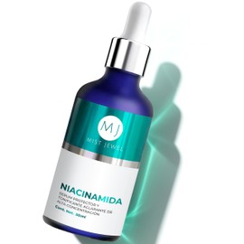 MIST JEWEL - CLEAR - Suero facial Niacinamida, Vitamina E y Acido hialurónico tonificador aclarante y protector 50ml | Serum para hombres y mujeres cu