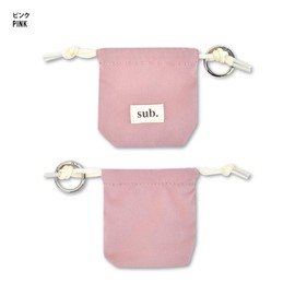 PN PCB-30712 Small Drawstring Pouch, Pink