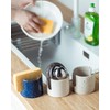 Zoeeker Sponge Holder for Kitchen Sink, Ceramic Dish Sponge Drying