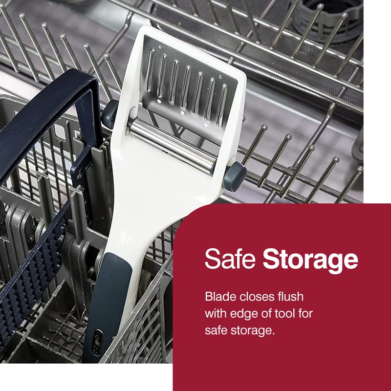 Zyliss Dial & Slice Cheese Slicer - Adjustable, Handheld Cheese