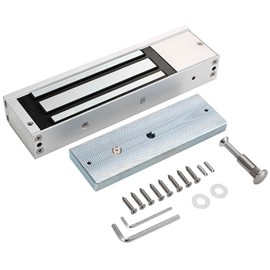 Electromagnetic Lock 1200LBS 500KG Holding Force 5 Wire Signal Output LED Electric Magnetic Door Lock 12V Fail Safe NC Mode for Access Control System