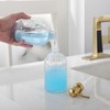 Mekoly Gold Glass Soap Dispenser with Rust Proof Metal Pump,