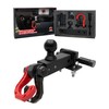 AMBULL Rotatable D Ring Separate Shackle Trailer Hitch Receiver &