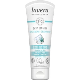 lavera basis sensitiv Crema Mani - cosmetici naturali - vegan - certificata - aloe vera biologica e burro di karitè biologico - 75ml