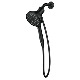 Moen Verso Handshower, Detachable Round Shower Head with Magnetix Docking System, 60" Hose, Matte Black, 220H2BL