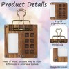 5 PCS Mini Watercolour Paint Set Travel, 8 Grids Pocket