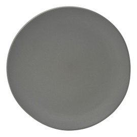 Matte Wave 10.75" Dinner Plate, Set of 6, Grey