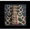 JewelryMaven 7.5mm Yellow 14k Gold FILLED STRONG MAGNETIC CLASP 1"