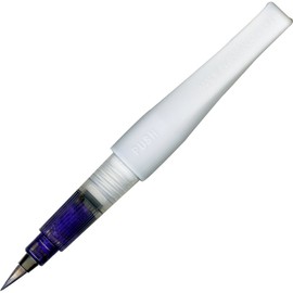 Kuretake Zig Fude Brush Pen, Memory System Wink of Luna Brush, Metallic Violet (DBB190-124)