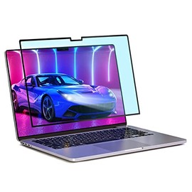 PYS 2-Pack 16" 16:10 Anti Blue Light & Anti Glare Screen Protector for HP/Dell/ASUS/Lenovo/Acer/LG Gram Laptops - Crystal Clear Eye Protection Film with UV Filter, Scratch Resistant & Easy Installation