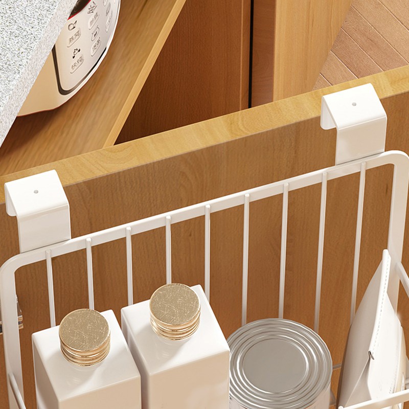 Basket With Hook Grid Storage Basket Hang It Behind A