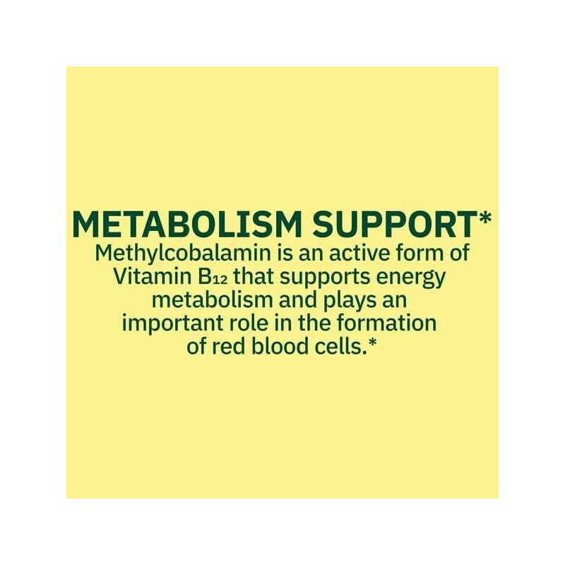 Spring Valley B12 5000 mcg-Vitamin Gummies Ultra Strength Methylcobalamin, 60ct