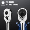 WORKPRO 3/8-Inch Drive Ratchet, Quick-Release Reversible Ratchet Wrench, 72-Tooth 3/8