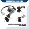 Hihaha Ignition Switch Lock Cylinder Panel Lock Cushion Lock w/Key