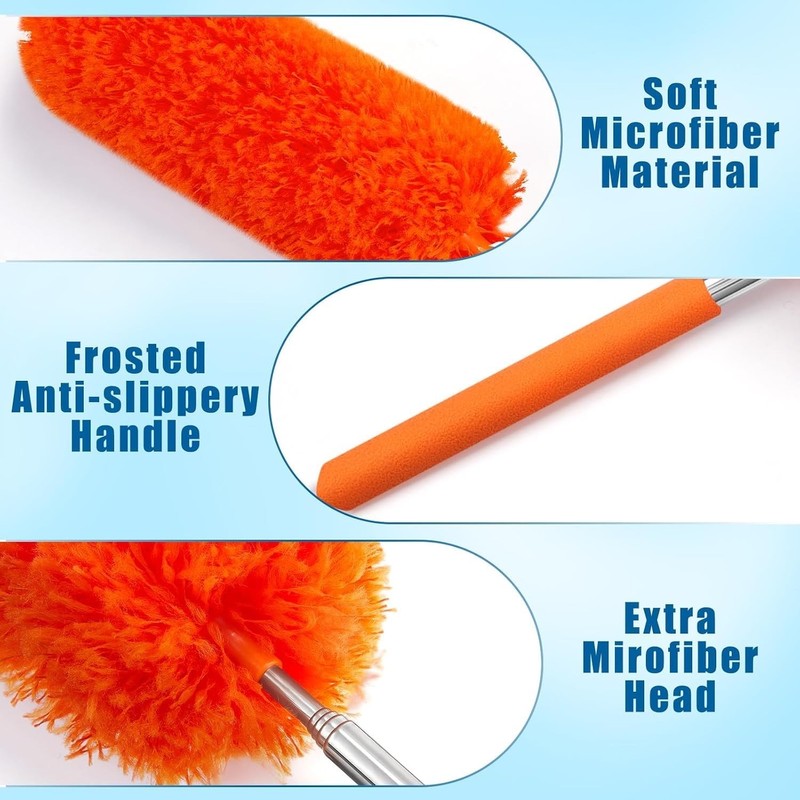 POLAS Dusters for cleaning extendable duster on a stick +