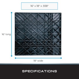 Tie Down Engineering - Mobile Home RV Camper Trailer Jack Leveling Blocks USA Made - Foundation Leveling Pad 2.5 sq. ft. - 16" x 18" (4 Pack)
