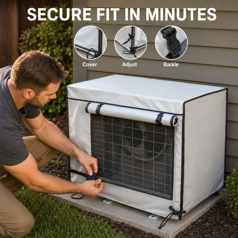 Outdoor Air Conditioner Cover Waterproof Dust Rain Case