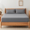 SSW HOMES Fitted Sheet Extra Deep 40cm, Brushed Microfiber Breathable