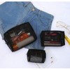 HOYOFO Mesh Case, Cosmetic Pouch, Storage, Small Items, Multi-functional, Set