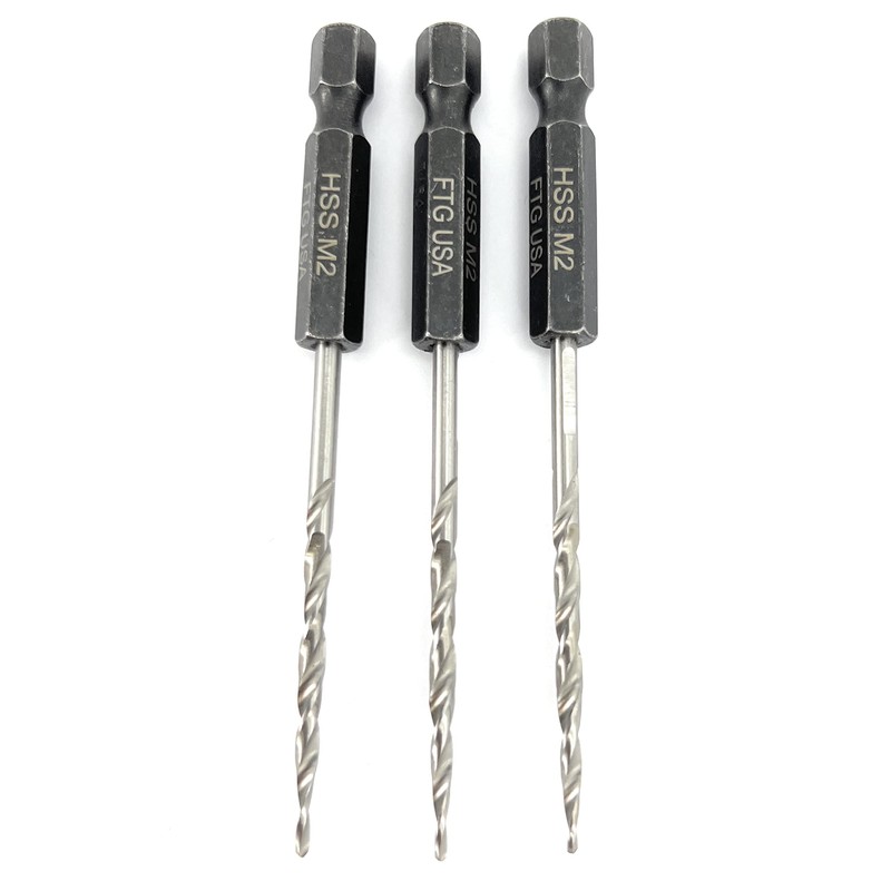 FTG USA 3 Piece Same Size #4 (7/64") Replacement Wood