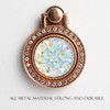 [2 Packs] Gemstones Glitter Bling Bling Phone Ring Holder, Sparkle