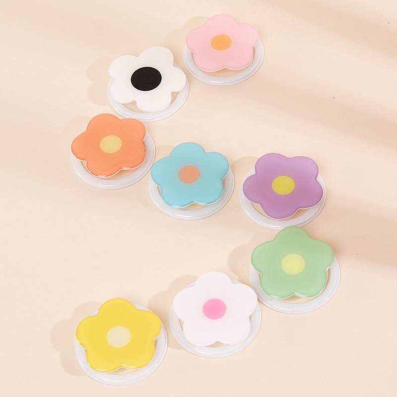 Magnetic Phone Grip Collapsible Cute Floral Series Hold Phone Grip