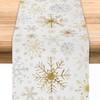 Christmas Table Runner Xmas Snowflakes Dining Table Farmhouse Christmas Decorations