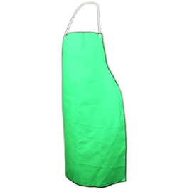 MAGID 150Y Lightweight Vinyl Chemical Apron with Rope Tie, 1 Apron, Vinyl Coated, Measures 36" x 44", Yellow, 1 Pairs, 18040